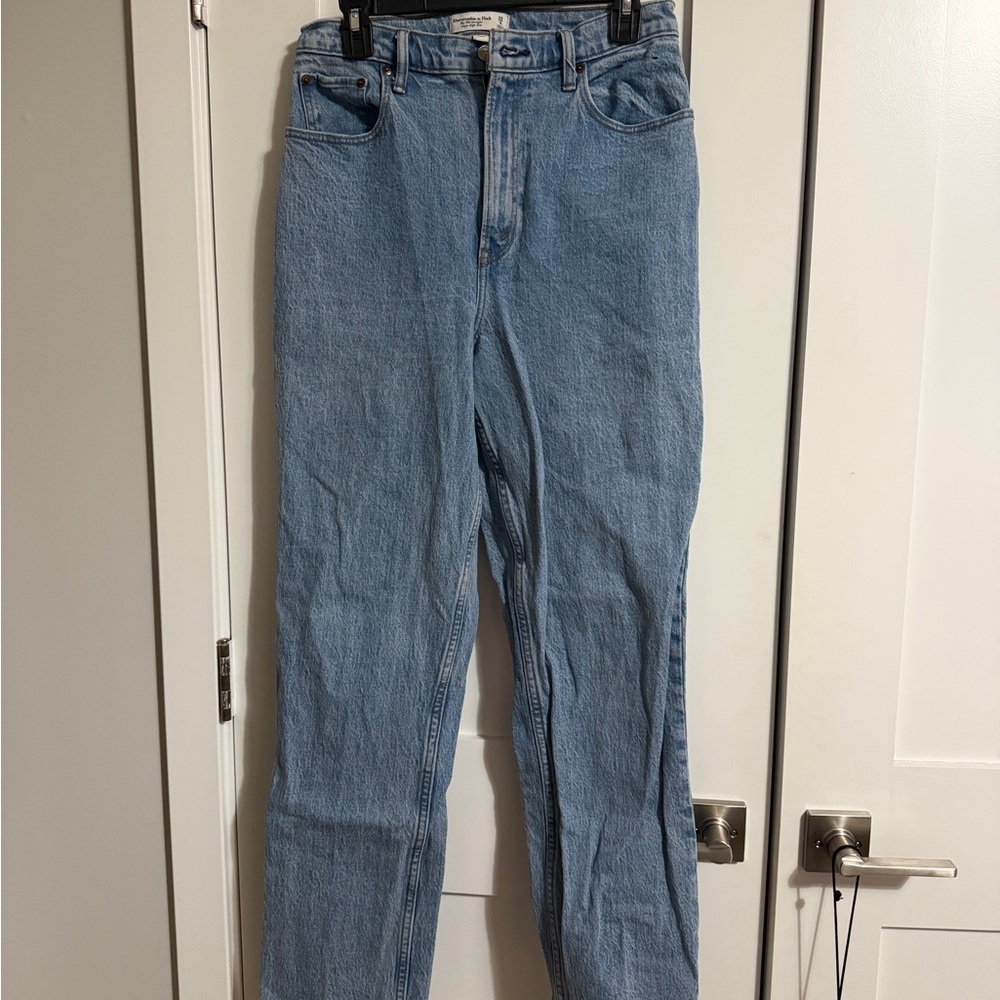 Abercrombie & Fitch Light Blue Straight Leg Jeans